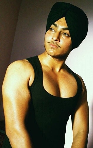 Amanjot Singh in his teens