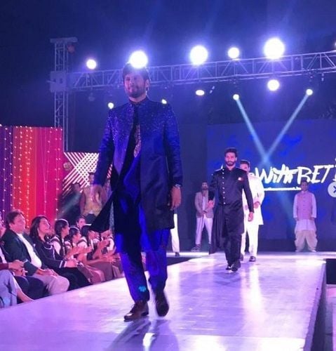 Amar Upadhyay in a fashion show