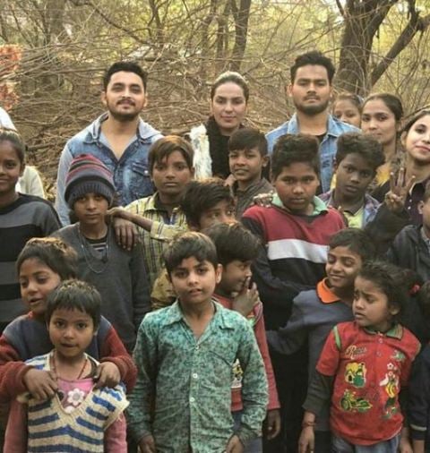 Amber Zaidi working for her Hope Humanity organization