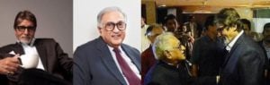 Ameen Sayani and Amitabh Bachchan