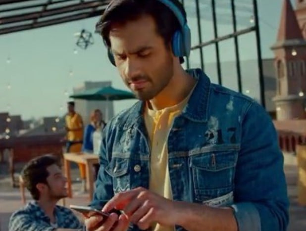Ameer Gilani in a still from an advertisement