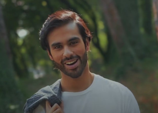 Ameer Gilani in a still from the song Sabaat