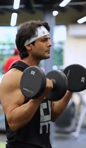 Amit Gaur at a gym