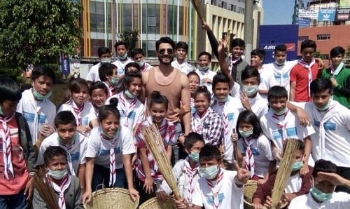 Amit Gaur in Clean India Campaign