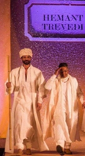 Amit Gaur in a fashion show