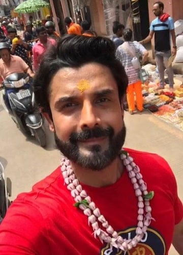 Amit Gaur in a temple