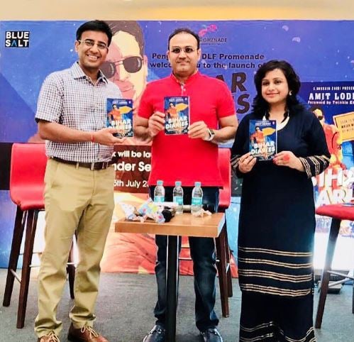 Amit Lodha at his book launch