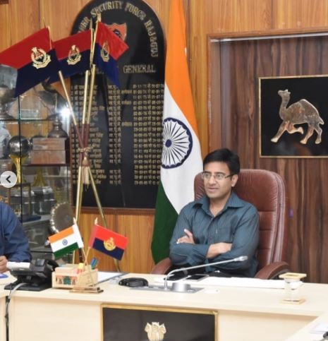 Amit Lodha in his office