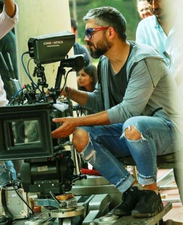 Amit Sharma During an Ad Film Shoot
