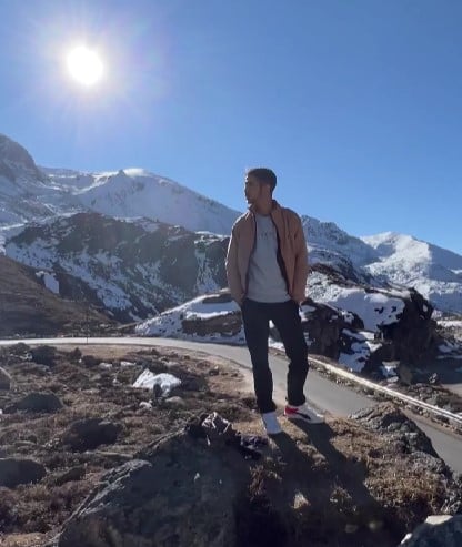 Amit Sharma during a trip