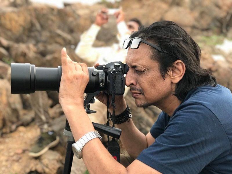 Amitabh Dayal practising photography