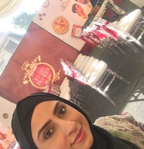 Ammara Noman at her restaurant