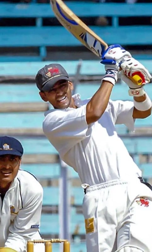 Amol Muzumdar playing in a domestic match
