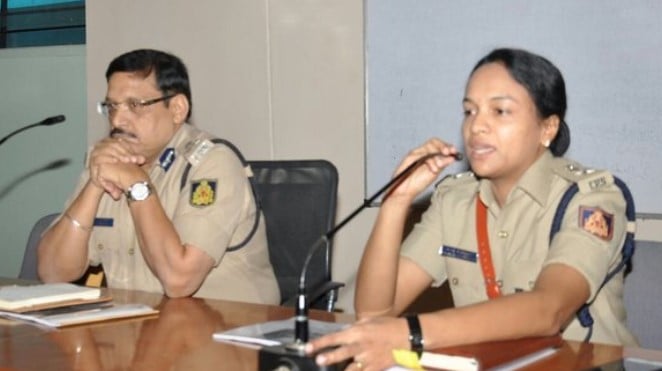 Amrit Paul during his stint as theSuperintendent of Police of Bidar, Karnataka