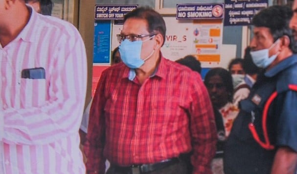 Amrit Paul while in police custody