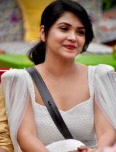 Amulya Gowda in the Bigg Boss house