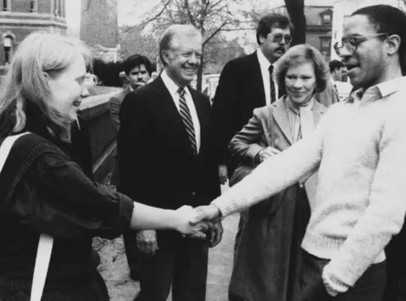 Amy Carter during her days at Brown University