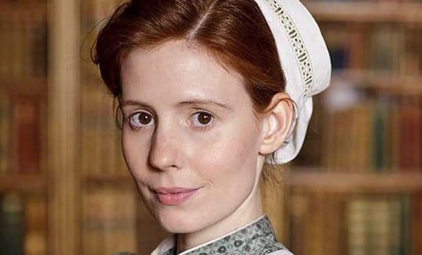 Amy Nuttall in a still from the television show Downton Abbey