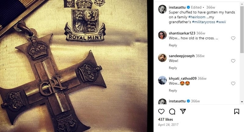 An Instagram post uploaded by Satyadeep Misra on his account