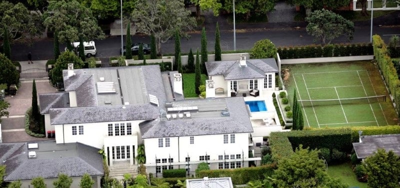 An aerial view of John