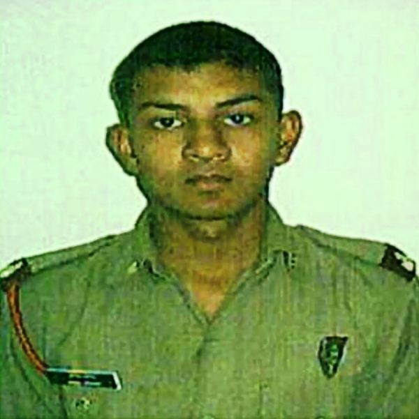 A photo of Angad Pratap taken when he was in the National Defence Academy (NDA)