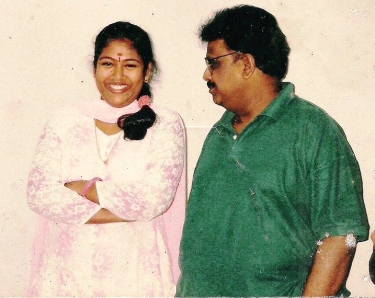 An old photo of Maneesha