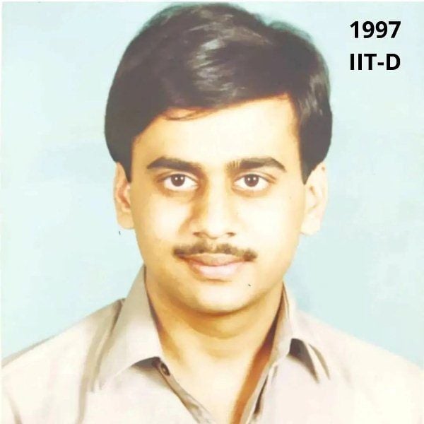 An old photograph of Acharya Prashant