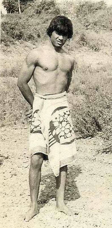 An old photograph of Dinesh Phadnis