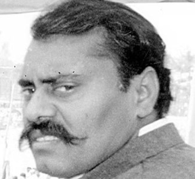 An old photograph of Sone Lal Patel