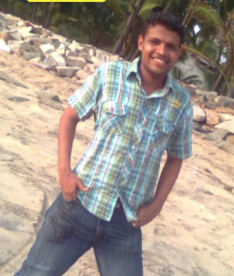 An old picture of Aneesh Tharayil