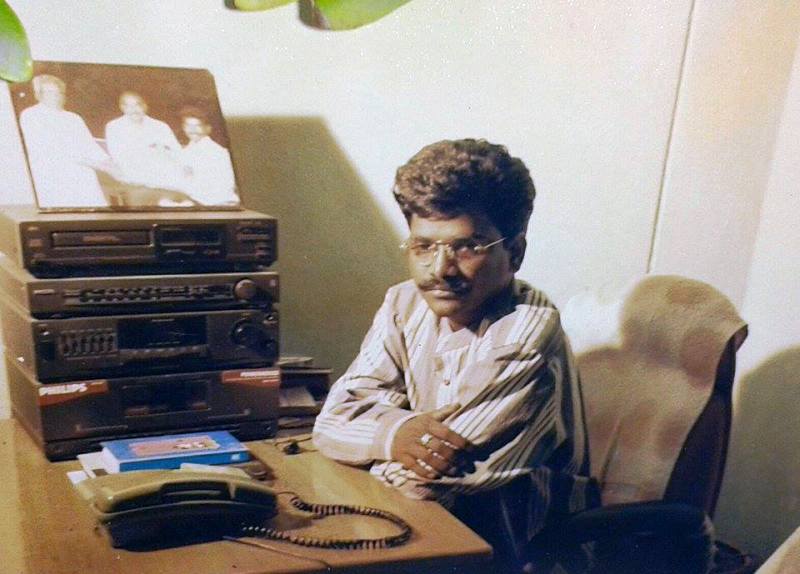 An old picture of Chandrabose