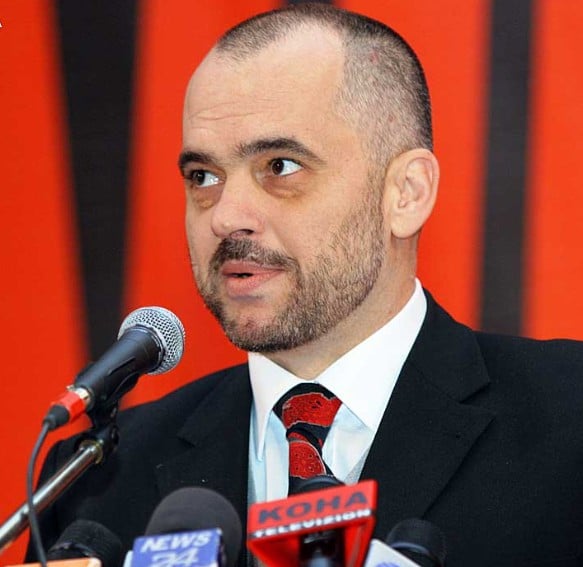 An old picture of Edi Rama