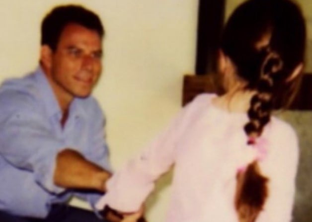 An old picture of Erik Menendez with Tammi Menendez