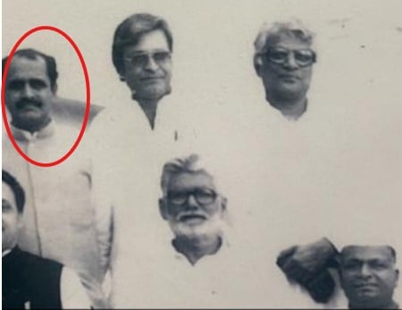 An old picture of K. C. Tyagi in 1989