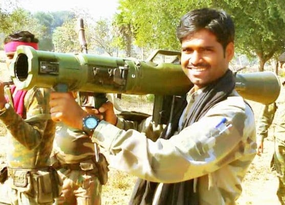 An old picture of Laxman Kewat