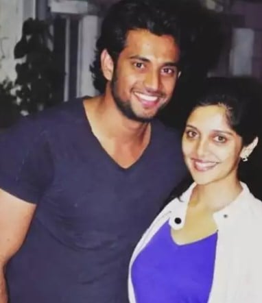 An old picture of Milana Nagaraj and Krishna