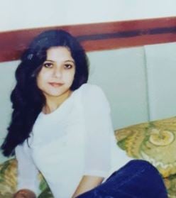 An old picture of Saira Shah