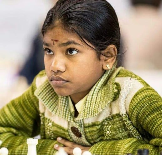 An old picture of Savitha Shri B