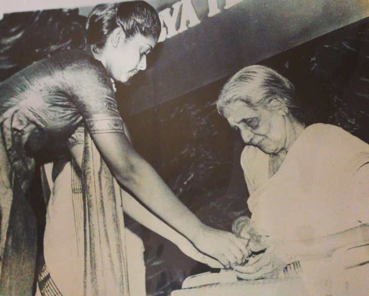 An old picture of Shelly Kishore