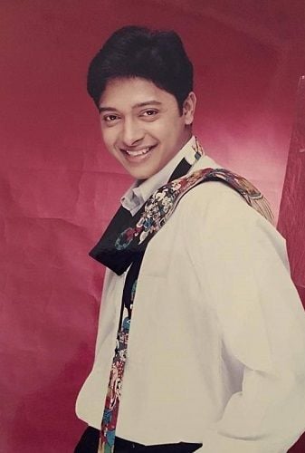 An old picture of Shreyas Talpade