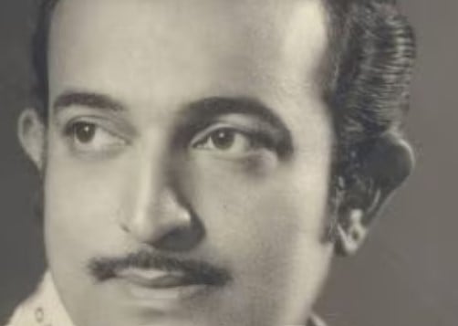 An old picture of T. P. Madhavan