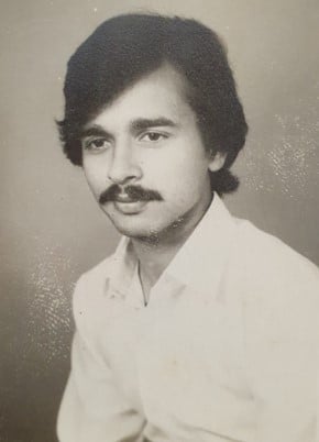 An old picture of Umesh Upadhyay