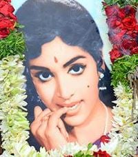 An old picture of Vijaya Nirmala