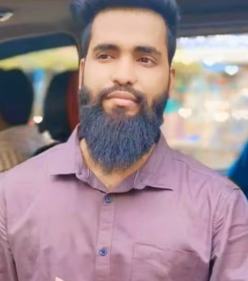 An old picture of Wajahat Khan