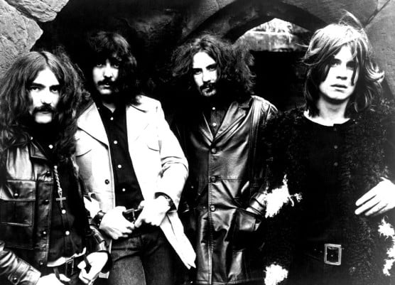 An old picture of the rock band Black Sabbath