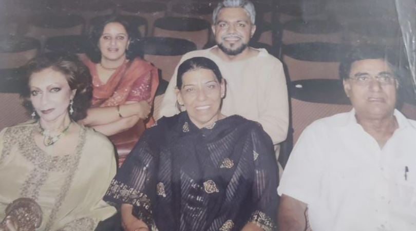 An old picture of Nirmal Rishi from her theatre days