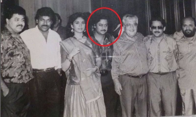 Anand Chitragupth with the team of Aaj Ka Goonda Raaj (1992)