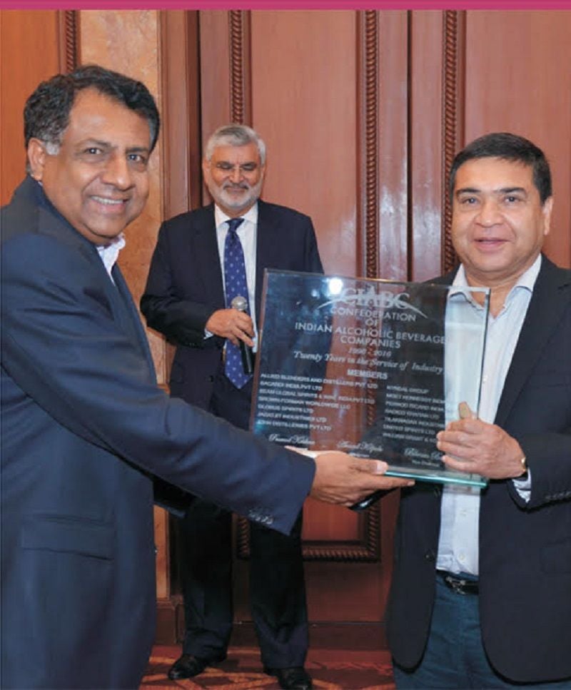 Anand Kripalu being appointed as the chairman of Confederation of Indian Alcoholic Beverage Companies