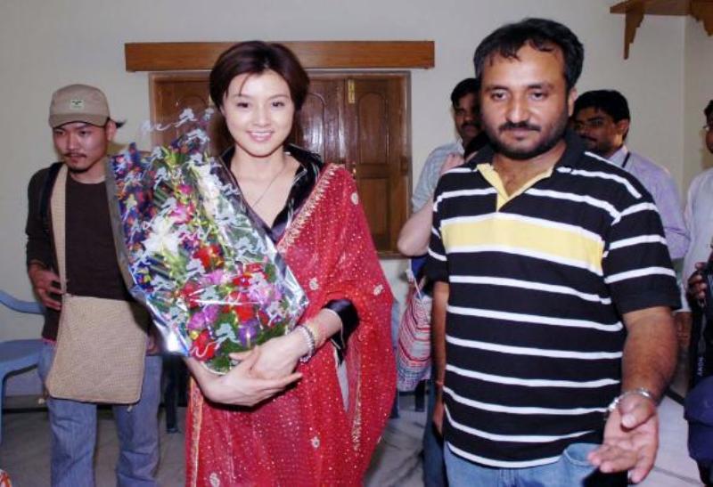 Anand Kumar With Former Miss Japan and Famous Actress Norika Fujiwara