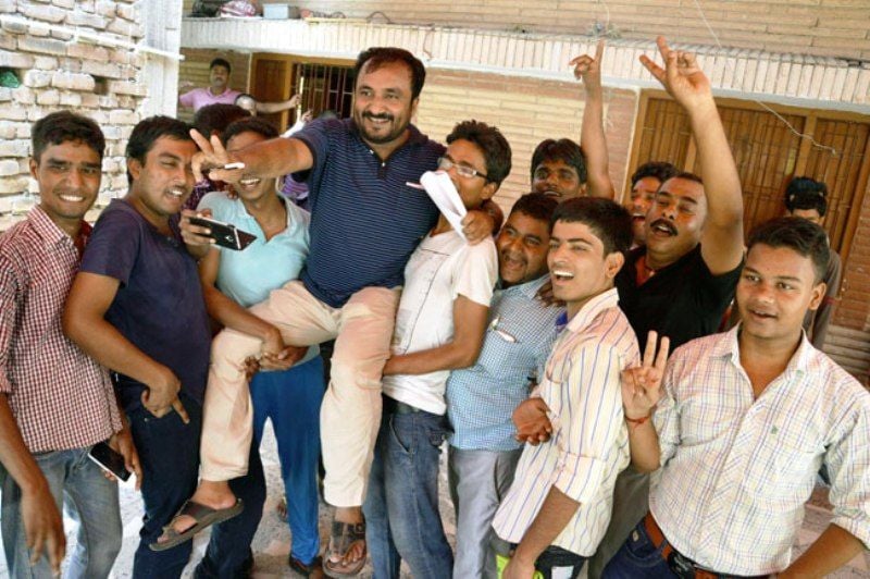 Anand Kumar With His Students